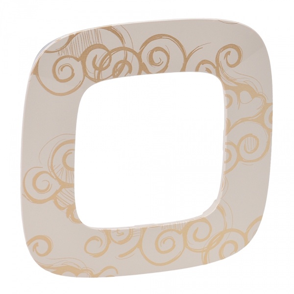 Рамка Legrand Valena ALLURE 1 пост универсальная нарцисс золото