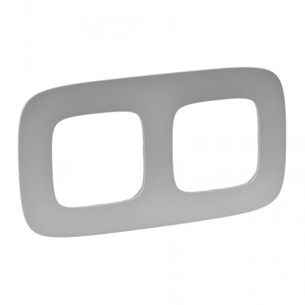 Рамка Legrand Valena ALLURE 2 поста универсальная алюминий