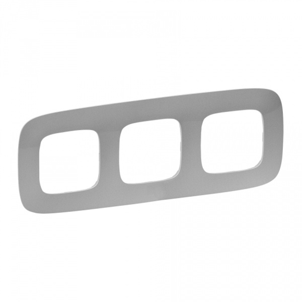 Рамка Legrand Valena ALLURE 3 поста универсальная алюминий