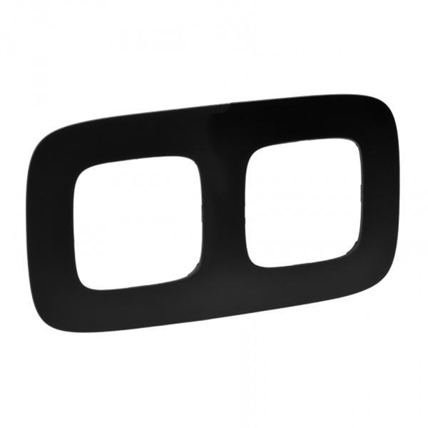 Рамка Legrand Valena ALLURE 2 поста универсальная матовый черный