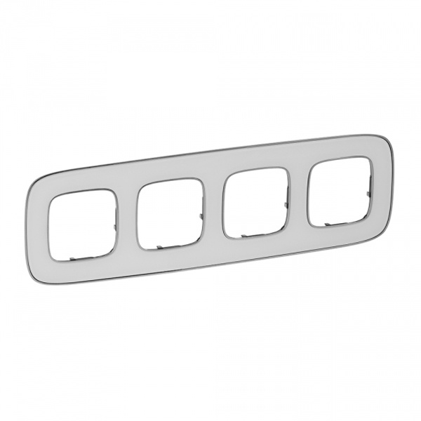 Рамка Legrand Valena ALLURE 4 поста универсальная зеркало