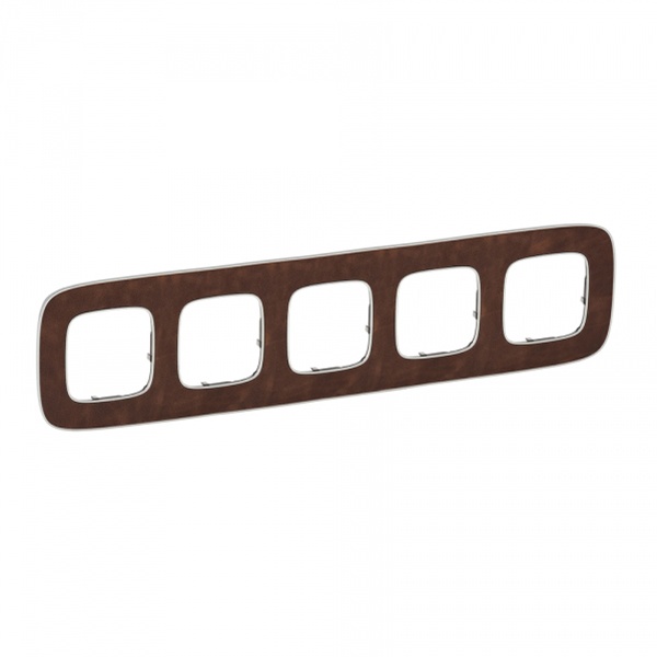 Рамка Legrand Valena ALLURE 5 постов универсальная кожа