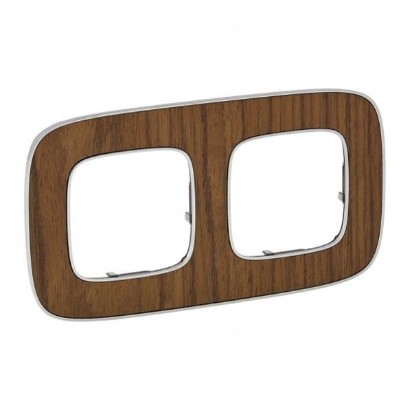 Рамка Legrand Valena ALLURE 2 поста универсальная орех