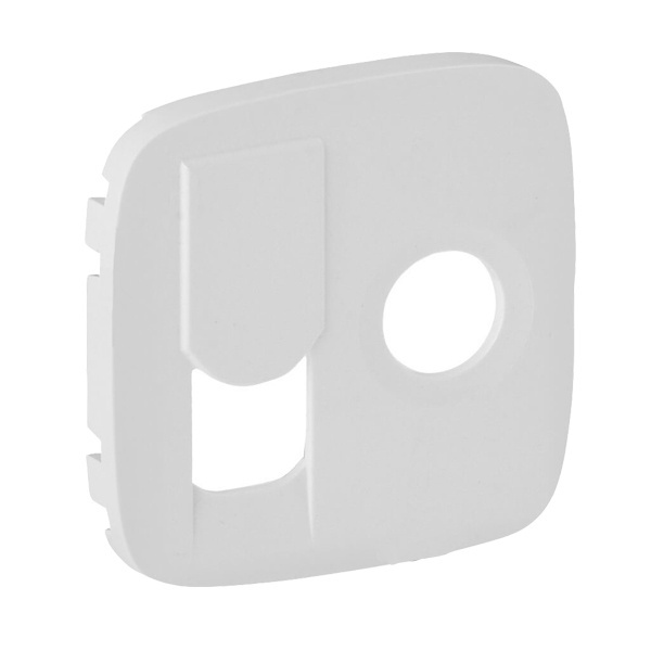 Лицевая панель розетки TV-RJ45 Valena ALLURE Legrand, белый
