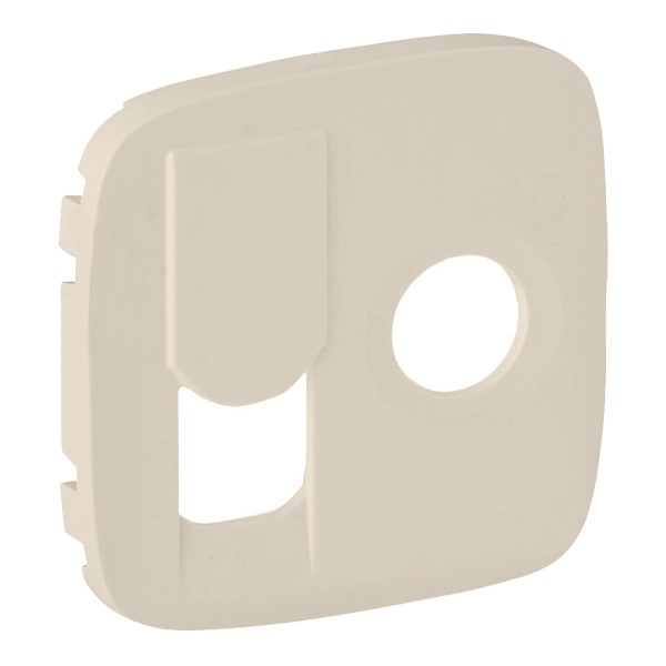 Лицевая панель розетки TV-RJ45 Valena ALLURE Legrand, слоновая кость (бежевый)