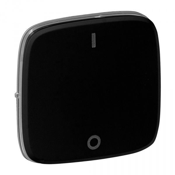 Лицевая панель для выключателя двухполюсного Valena ALLURE Legrand, антрацит