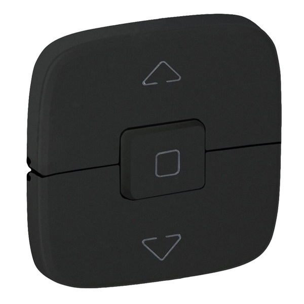 Лицевая панель для выключателя жалюзи и рольставней Valena ALLURE Legrand, антрацит