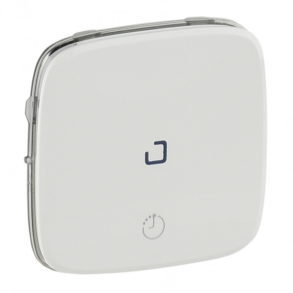 Лицевая панель для выключателя с выдержкой времени 2-канального Valena ALLURE Legrand, белый