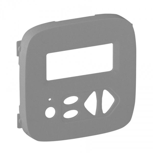 Лицевая панель локального модуля управления звуковой трансляции Valena ALLURE Legrand, алюминий