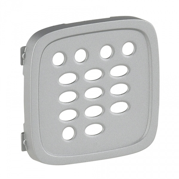 Лицевая панель для модуля расширения тюнера FM Valena ALLURE Legrand, алюминий