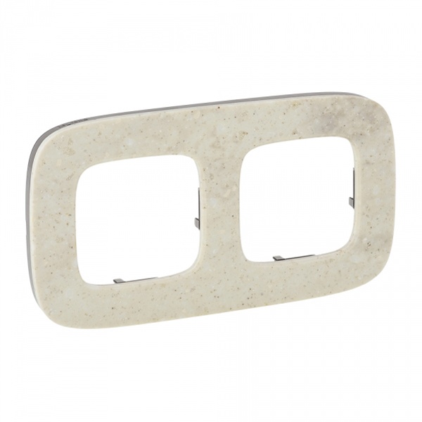 Рамка Legrand Valena ALLURE 2 поста универсальная дворцовый мрамор