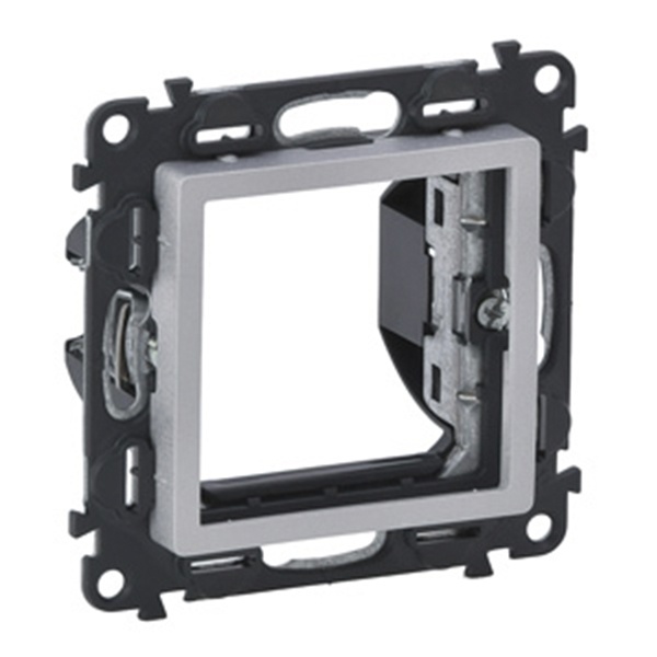 Адаптер Legrand Valena LIFE для механизмов Mosaic 2-модульных алюминий