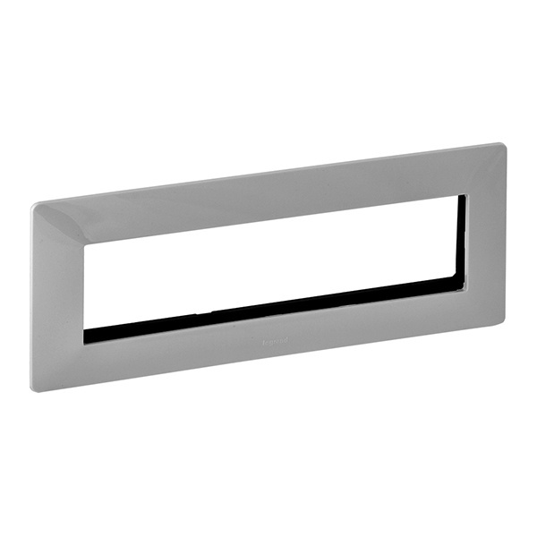 Рамка Legrand Valena LIFE для модульных устройств Mosaic 4x2 модуля алюминий