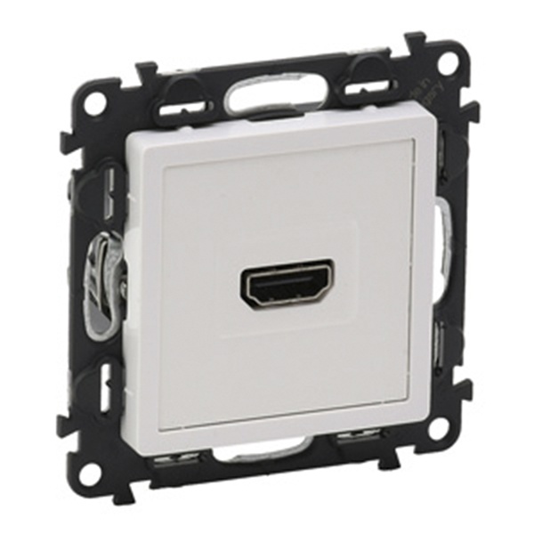 Розетка HDMI с накладкой Legrand Life белый