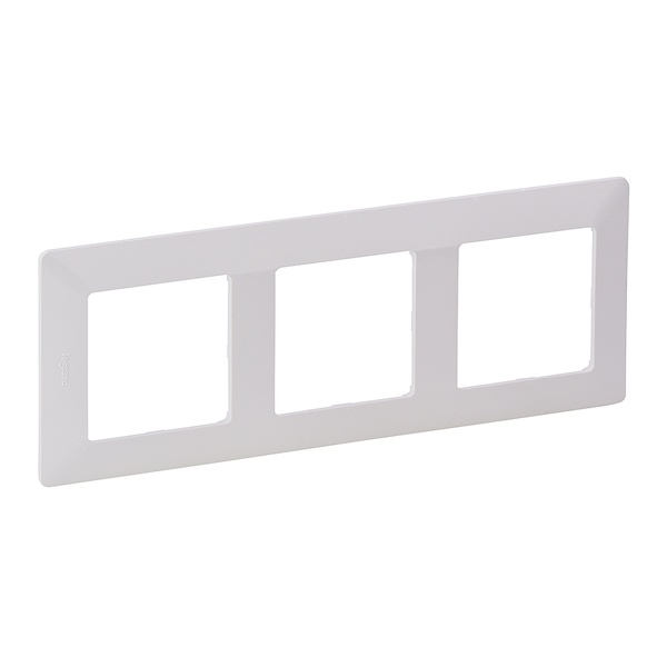 Рамка Legrand Valena LIFE 3 поста универсальная белый