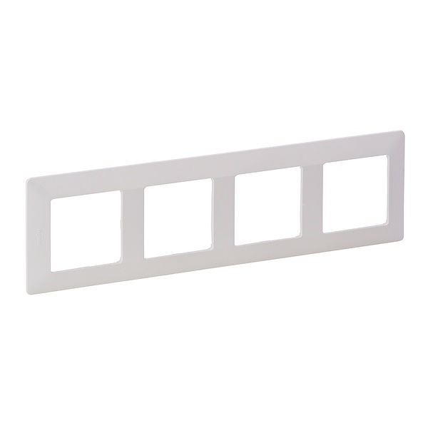 Рамка Legrand Valena LIFE 4 поста универсальная белый