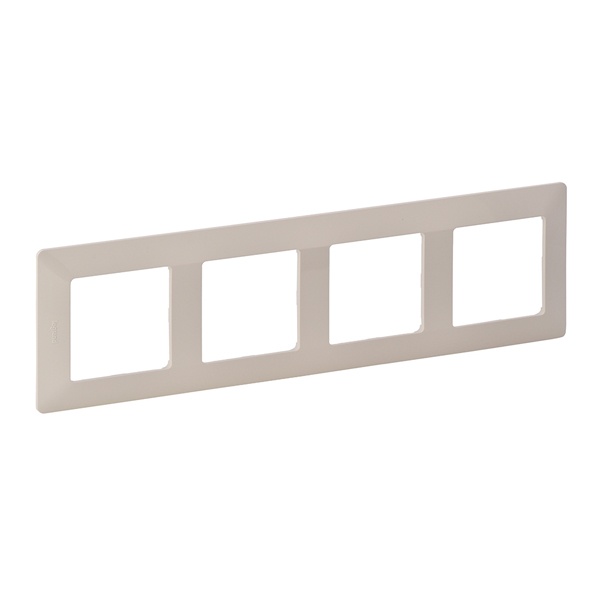 Рамка Legrand Valena LIFE 4 поста универсальная слоновая кость (бежевый)