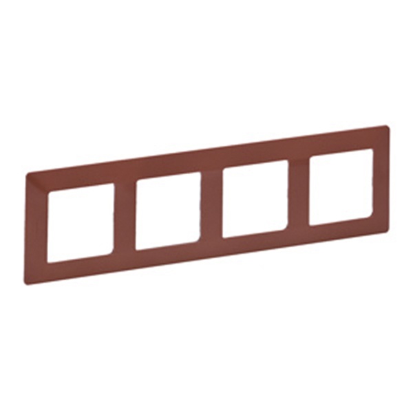 Рамка Legrand Valena LIFE 4 поста универсальная терракота