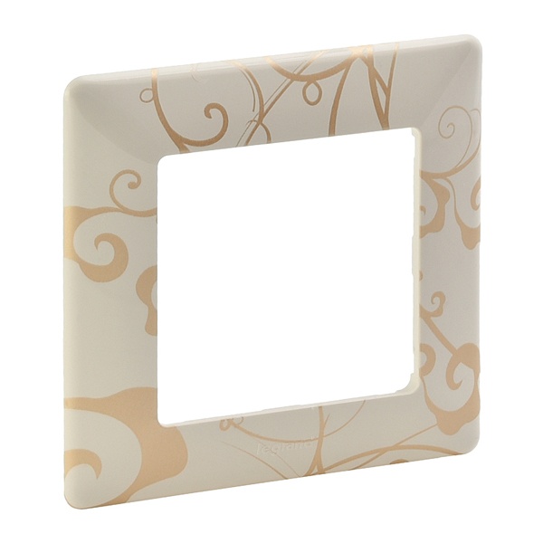 Рамка Legrand Valena LIFE 1 пост универсальная ампир бежевый