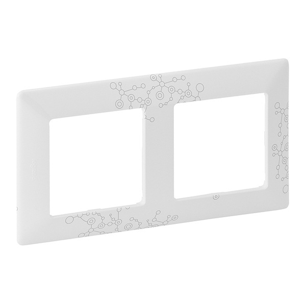 Рамка Legrand Valena LIFE 2 поста универсальная эл грей