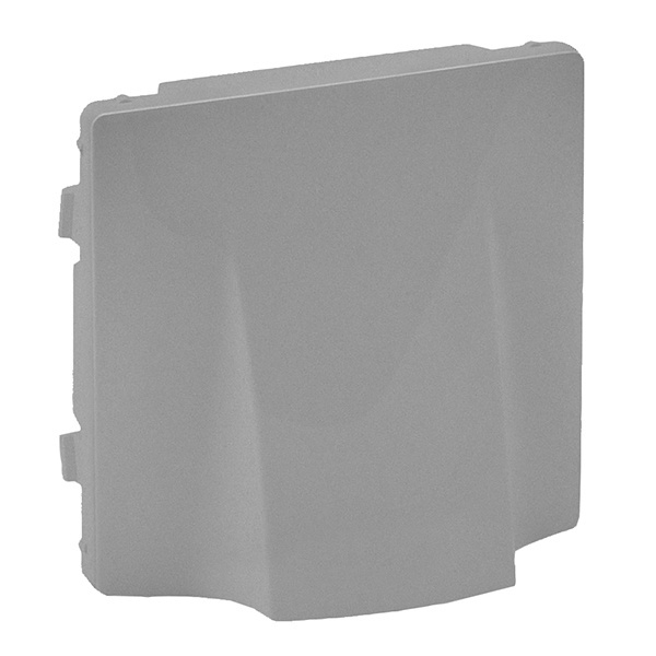 Лицевая панель для вывода кабеля Valena LIFE Legrand, алюминий