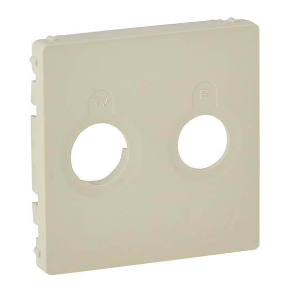 Лицевая панель розетки TV-R Valena LIFE Legrand, слоновая кость (бежевый)