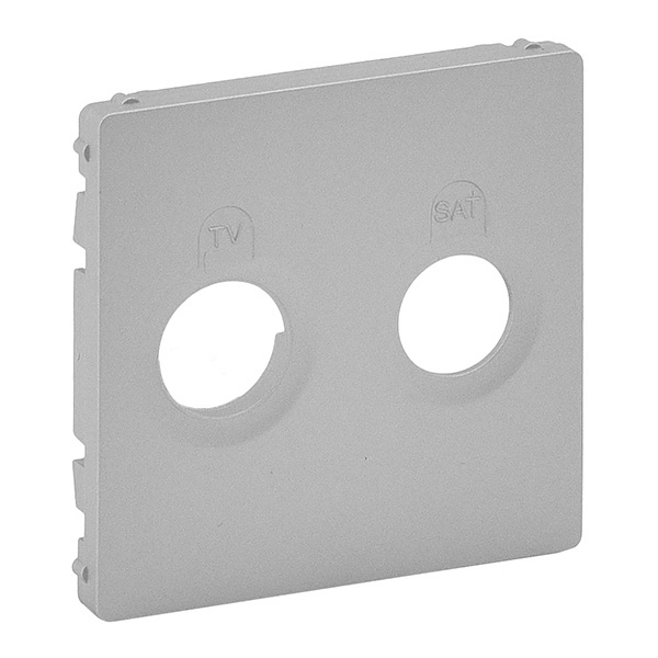Лицевая панель для розеток TV-SAT Valena LIFE Legrand, алюминий