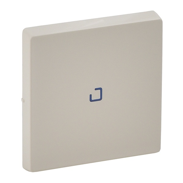 Лицевая панель для выключателя одноклавишного с подсветкой/индикацией Valena LIFE Legrand, слоновая