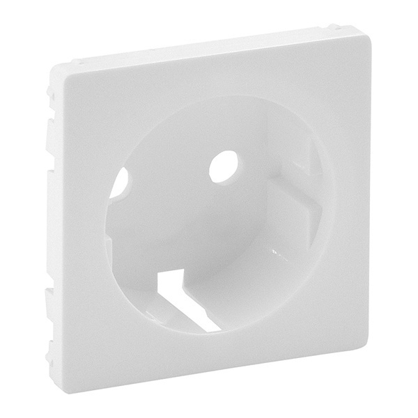 Лицевая панель розетки 2К+З Valena LIFE Legrand, белый