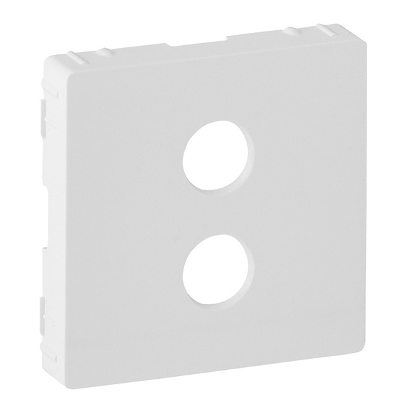 Лицевая панель для аудиорозетки (банан) одиночной Valena LIFE Legrand, белый