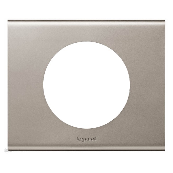 Рамка Legrand Celiane 1 пост никель велюр