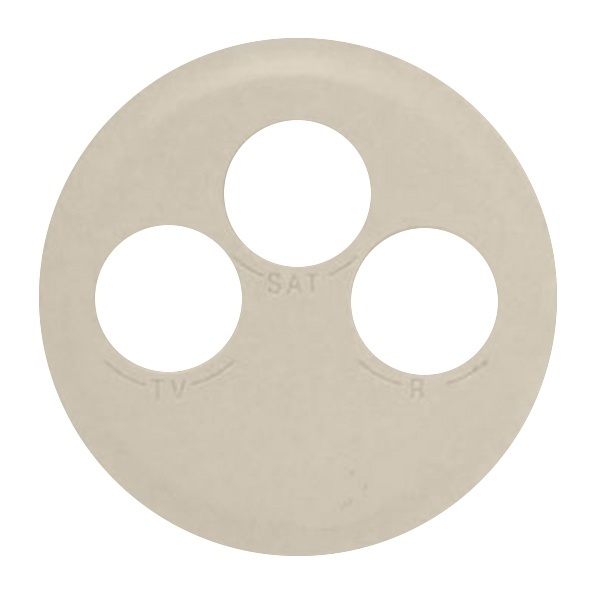 Накладка телевизионной розетки Legrand Celiane TV-FM-SAT слоновая кость (бежевый)