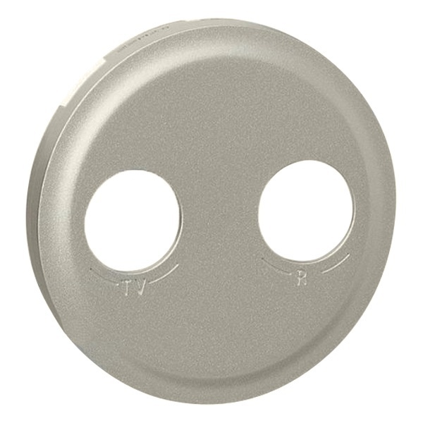 Накладка телевизионной розетки Legrand Celiane TV-FM титан