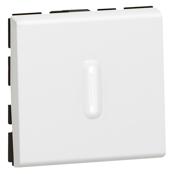 Переключатель Legrand Mosaic с подсветкой -2М