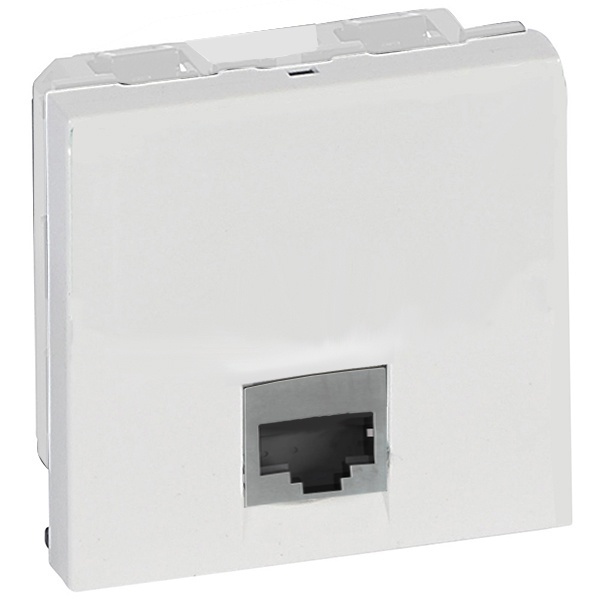 Розетка RJ11 Legrand Mosaic 2М