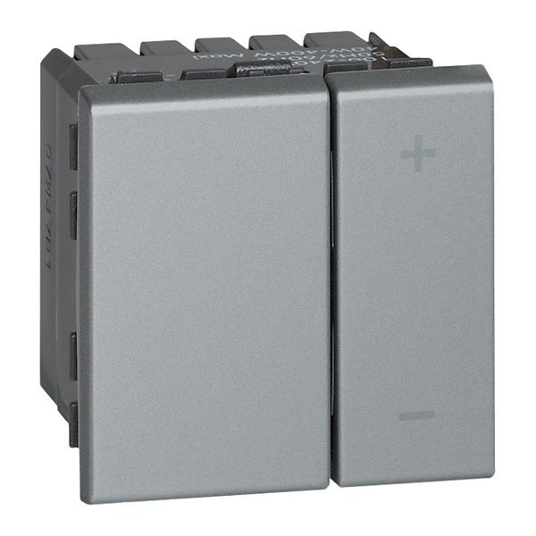 Светорегулятор Legrand Mosaic 400Вт 2М алюминий