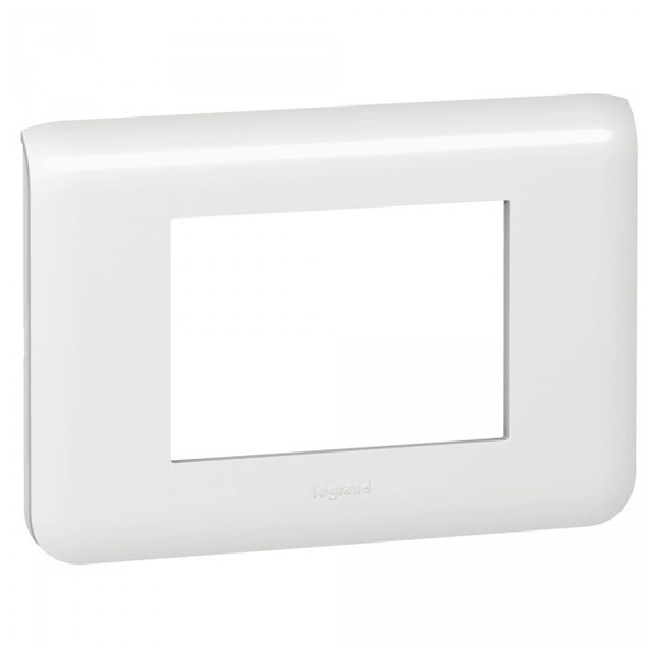 Рамка Legrand Mosaic 3 модуля белая