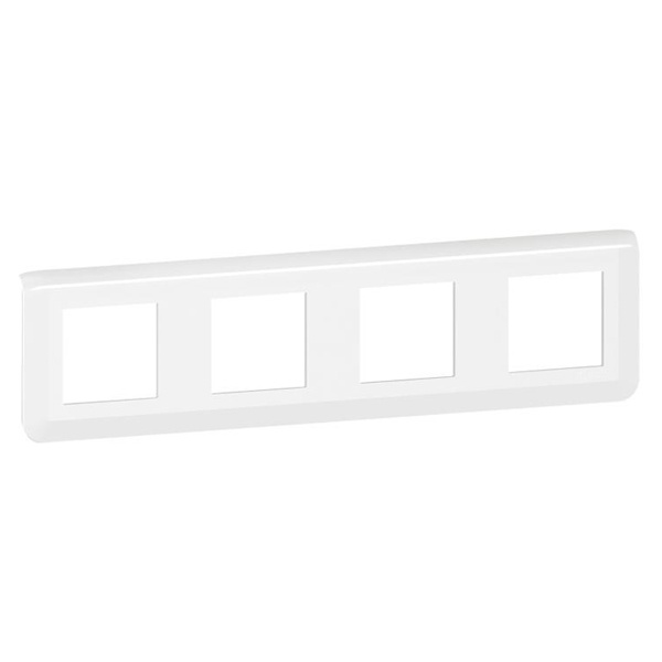 Рамка Legrand Mosaic 4х2 модуля горизонтальная белая
