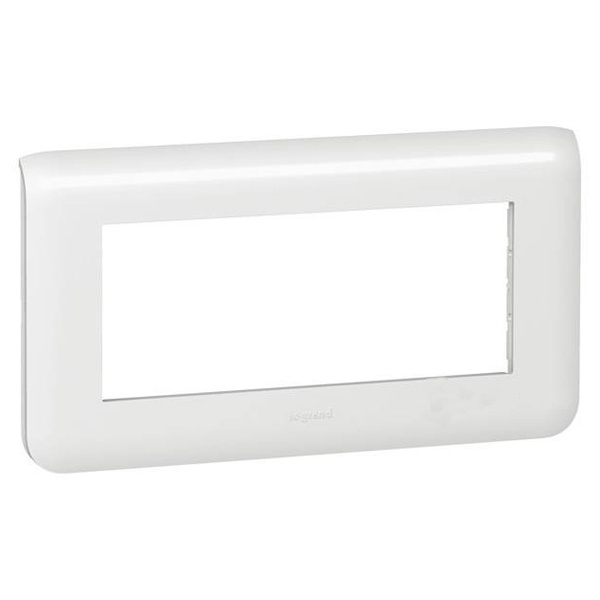 Рамка Legrand Mosaic 5 модулей горизонтальная белая