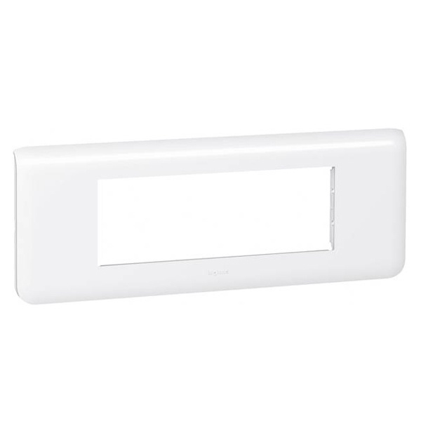 Рамка Legrand Mosaic 6 модулей горизонтальная белая