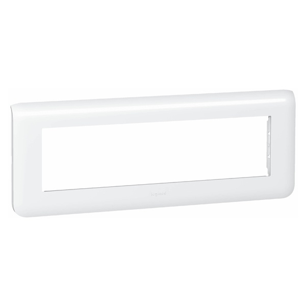 Рамка Legrand Mosaic 8 модулей горизонтальная белая