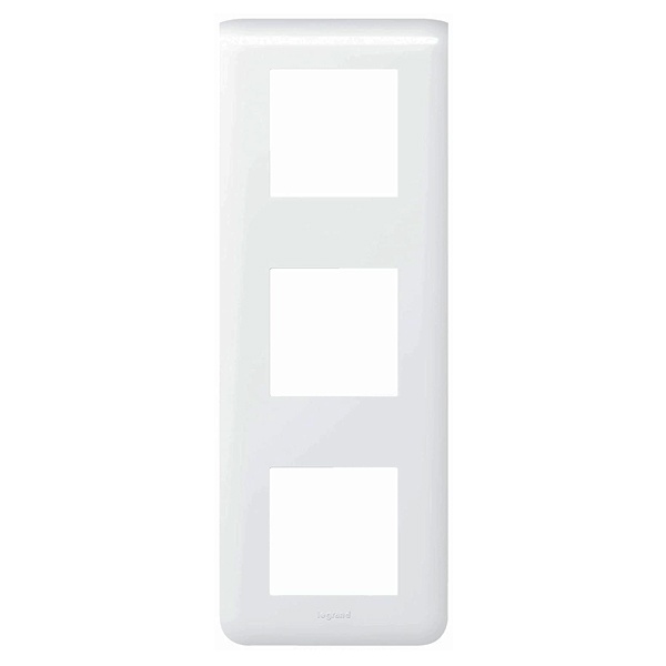 Рамка Legrand Mosaic 3х2 модуля вертикальная белая