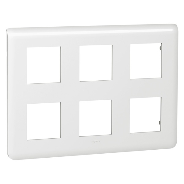Рамка Legrand Mosaic 2х3х2 модуля белая