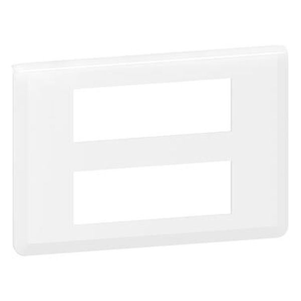 Рамка Legrand Mosaic 2х6 модулей белая
