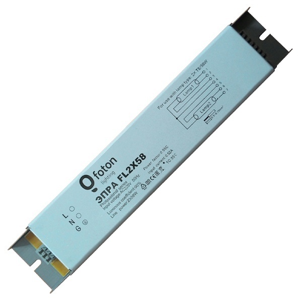 ЭПРА Foton FL2х58W 230х40х30mm