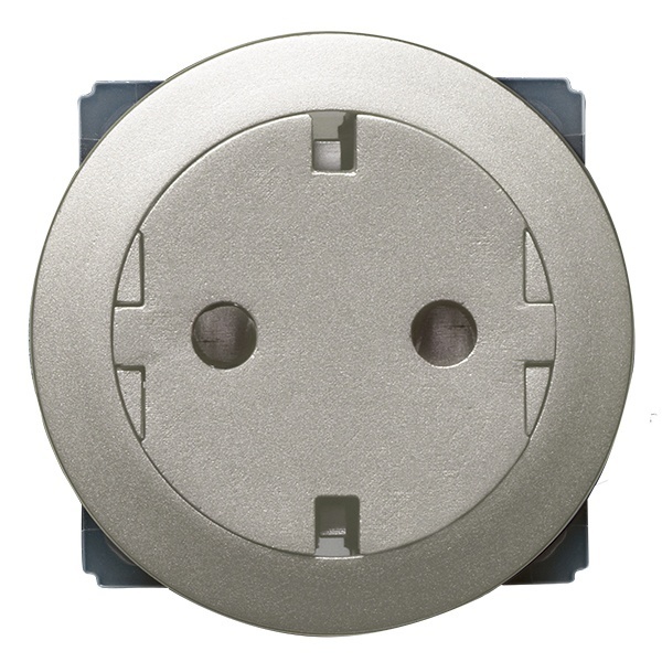 Розетка плоская с/з Legrand Celiane Титан