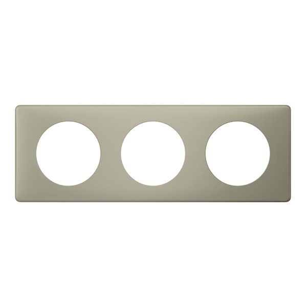 Рамка Legrand Celiane 3 поста грин перкаль