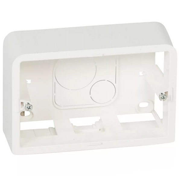 Коробка для накладного монтажа Legrand Mosaic 3 модуля высота 40мм