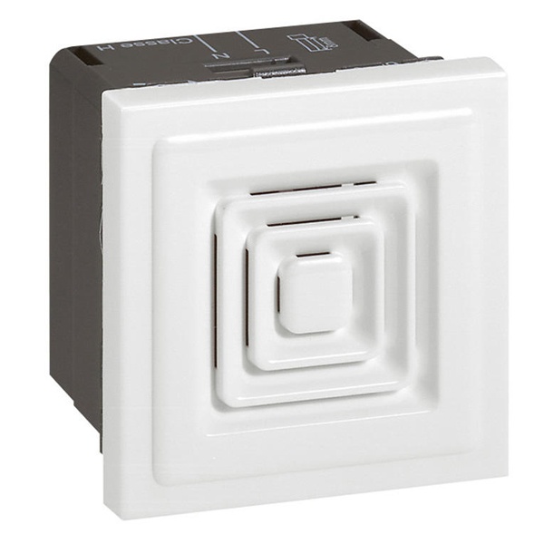 Зуммер 230В Legrand Mosaic 2 модуля белый