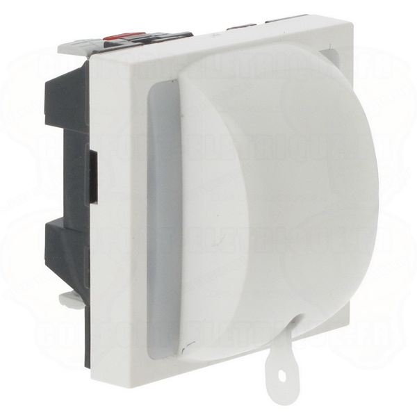 Переключатель на 2 направления со шнуром Legrand Mosaic 10A 2 модуля белый